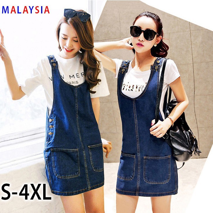 Denim overall skirt outlet 4xl