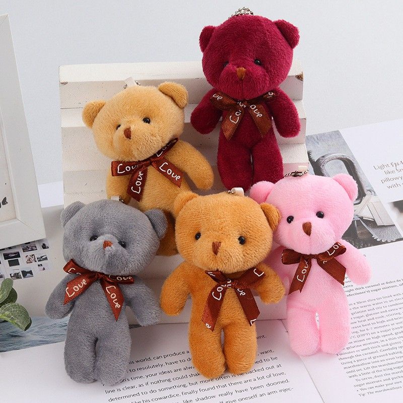 Mini teddy sale bear keychain