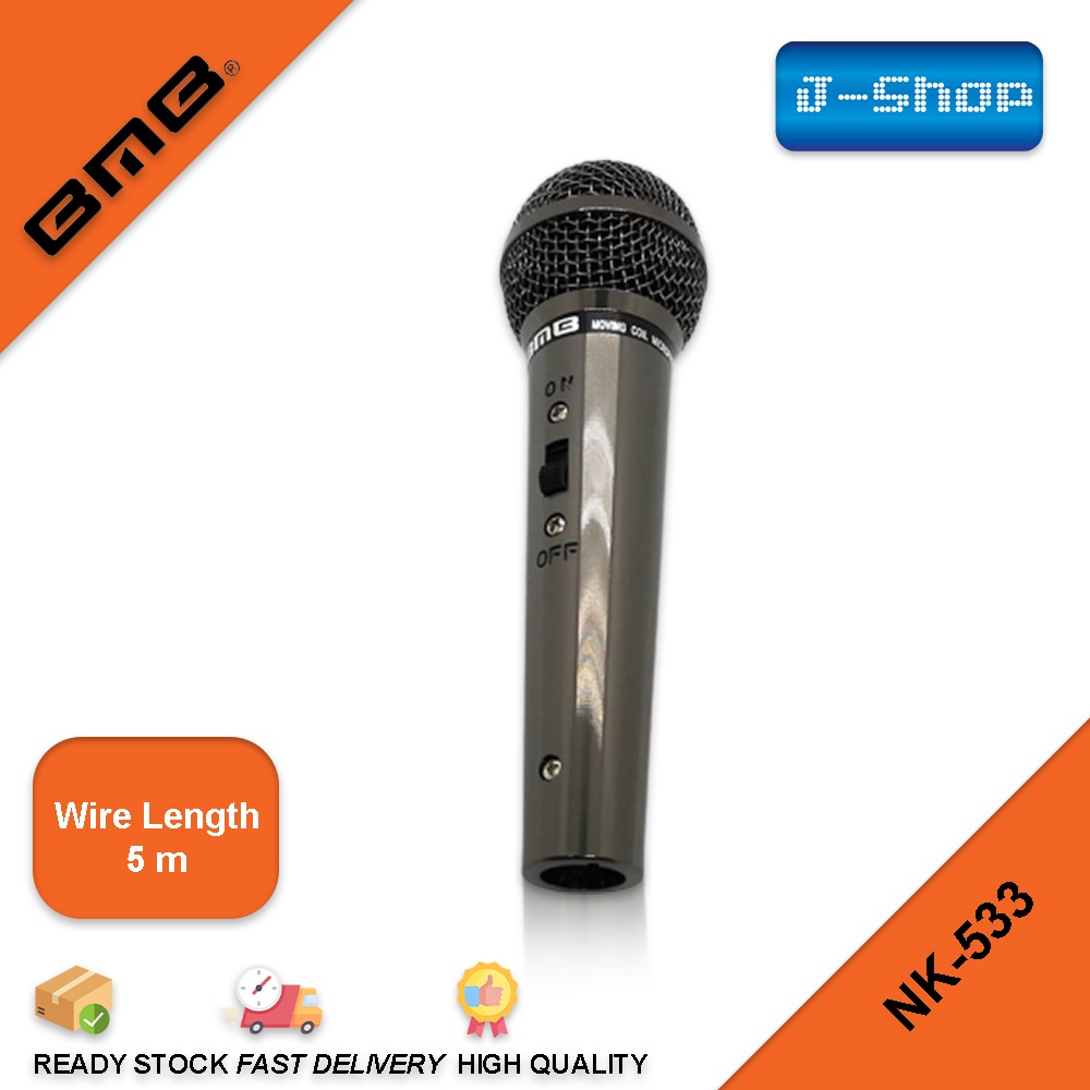 Bmb Microphone NK 533 Professional Dynamic Mic For Vocal Karaoke