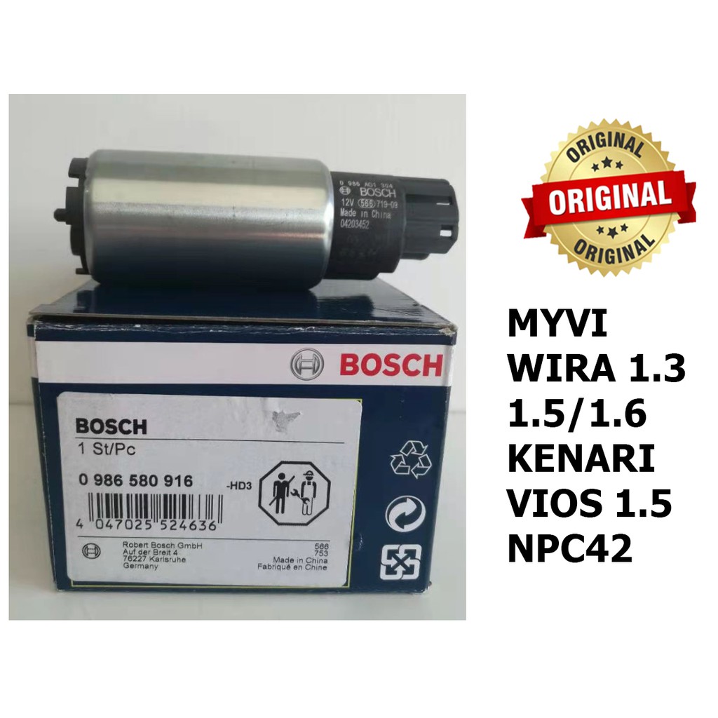 BOSCH FUEL PUMP MOTOR 0986580916 Shopee Malaysia