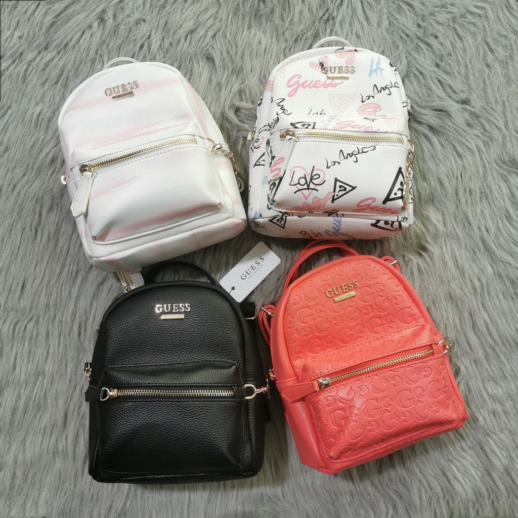 Guess mini hotsell backpack red