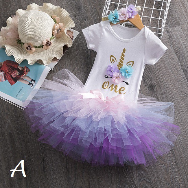 Unicorn birthday outfit for 3 sales year old