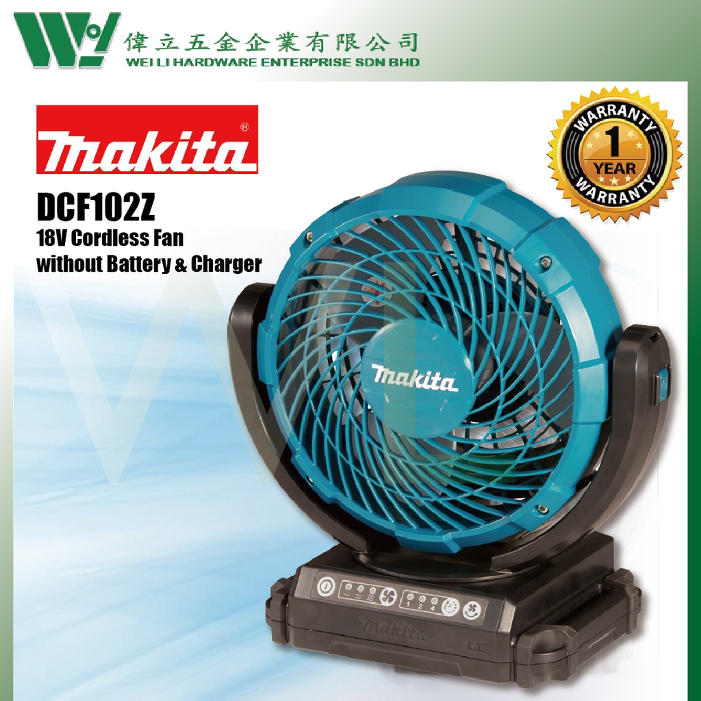 Makita battery on sale fan 18v