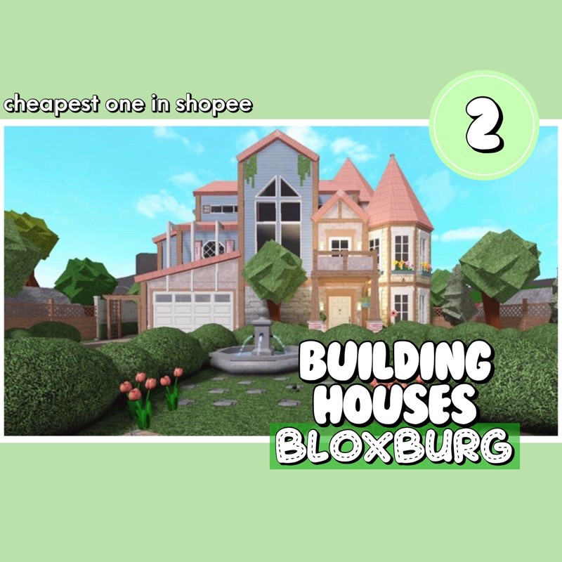 BUILDING A MANSION USING ONLY THE CHEAPEST ITEMS IN BLOXBURG 