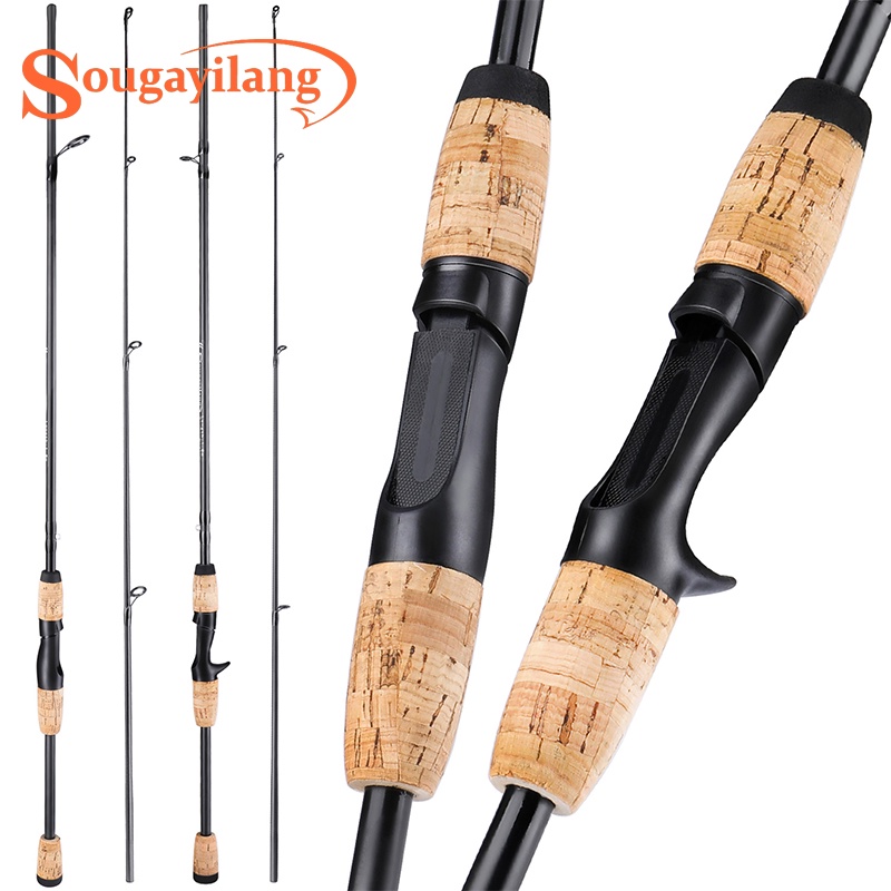 Sougayilang Telescopic Fishing Rod Reel Set 1.8m/6ft Fishing Rod