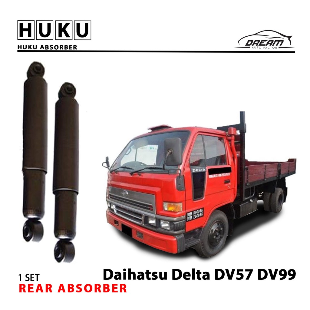 Daihatsu Delta DV57 DV99 Rear Oil Absorber Set HUKU 3992 3271 