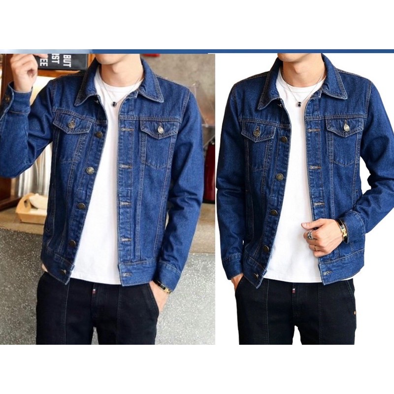 Denim hot sale jacket shopee