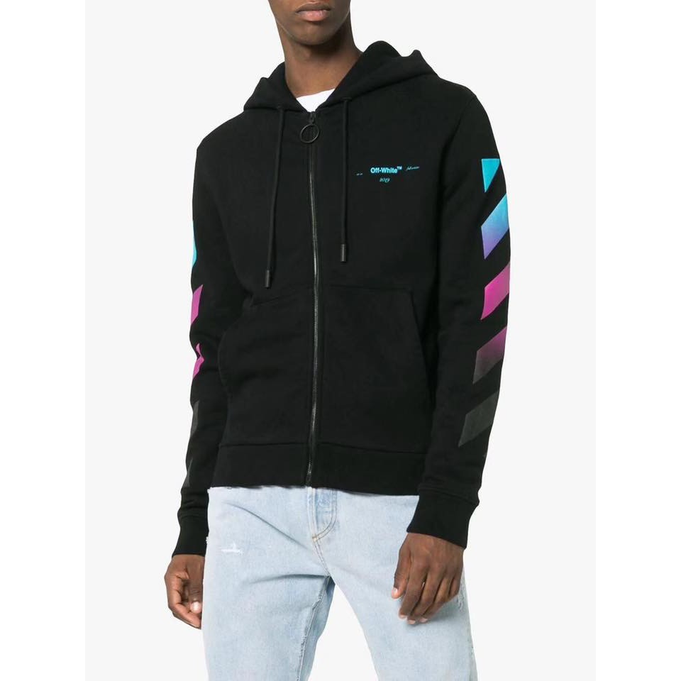 Off white deals gradient hoodie