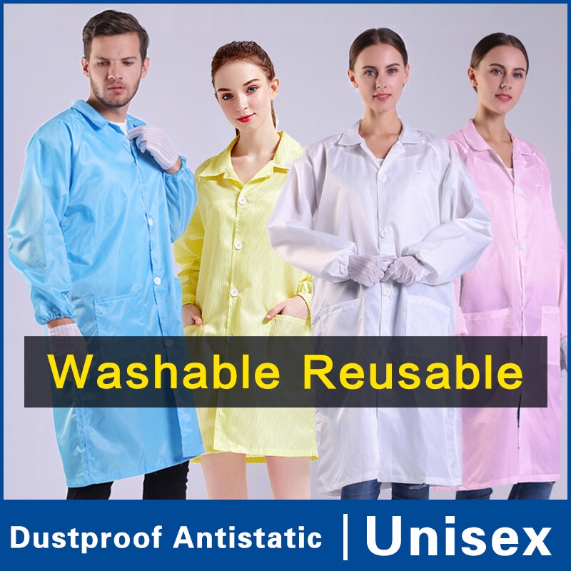 Reusable hot sale lab coats