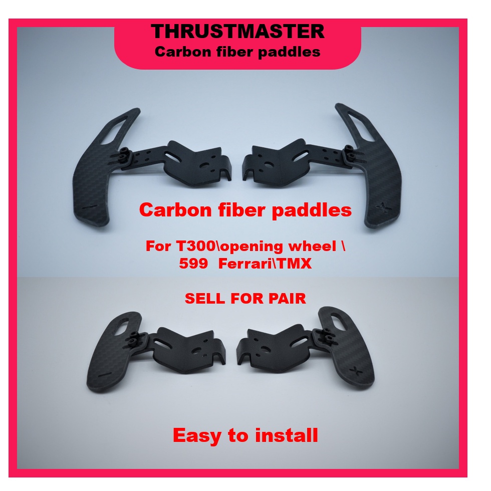 Thrustmaster T300 RS Carbon Fiber GT3 Wheel Mod Sim Wheel 