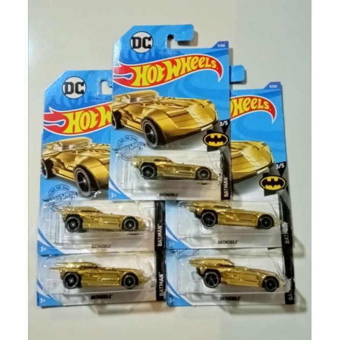 Batmobile gold hot 2025 wheels