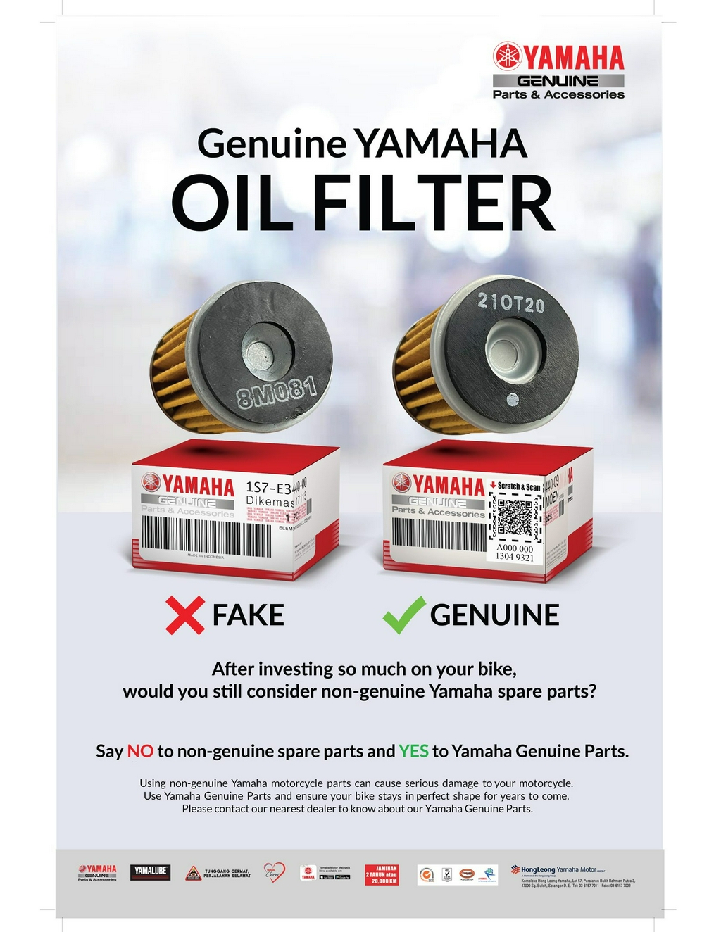 Yamaha Guan Hoe - Yamaha Genuine Parts Authorized Dealer Online