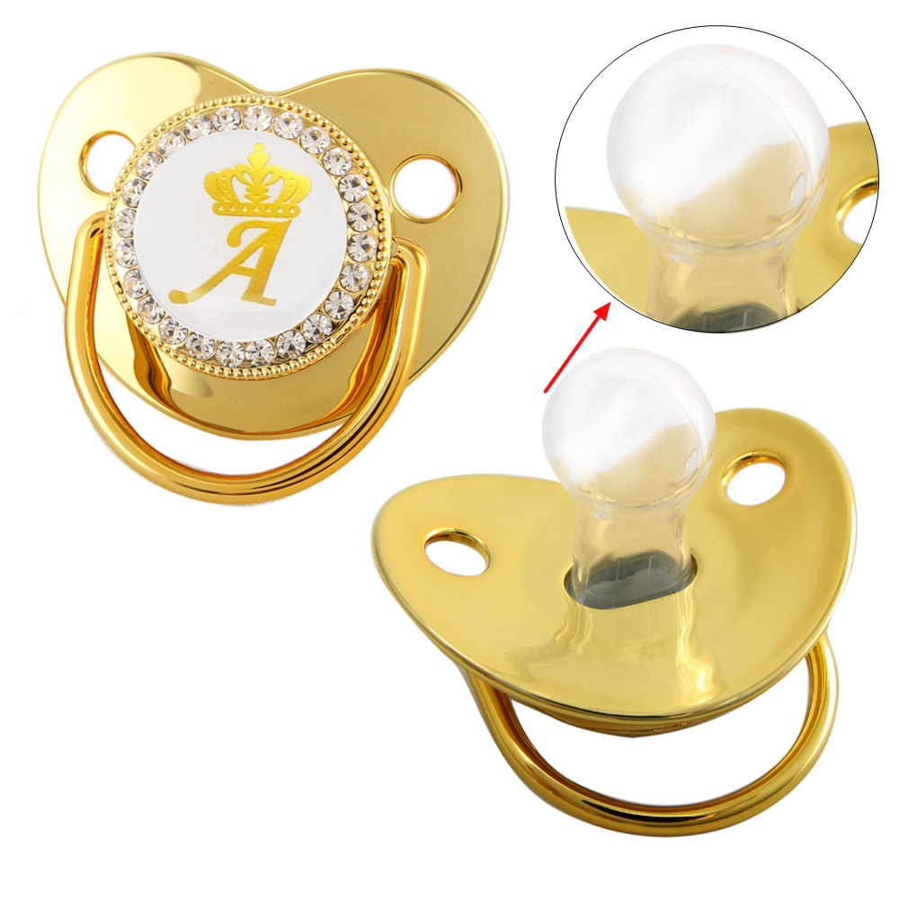 Gold best sale plated pacifier