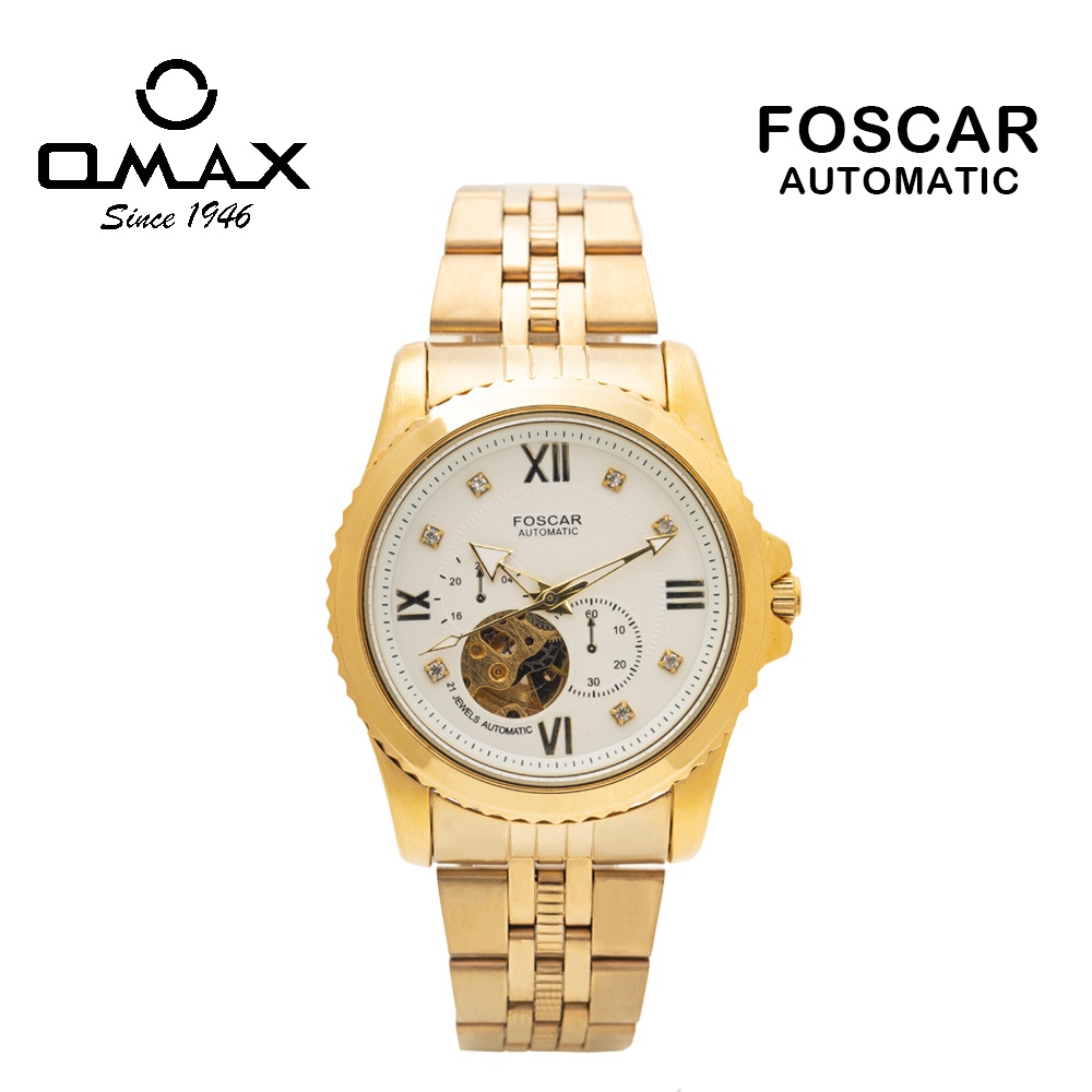 Automatic Watch Foscar x Omax Automatic Movt Water Resistant