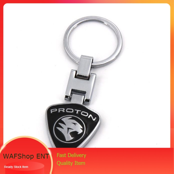 PROTON Car Stainless Steel Metal Logo Keychain 3D Key Chain