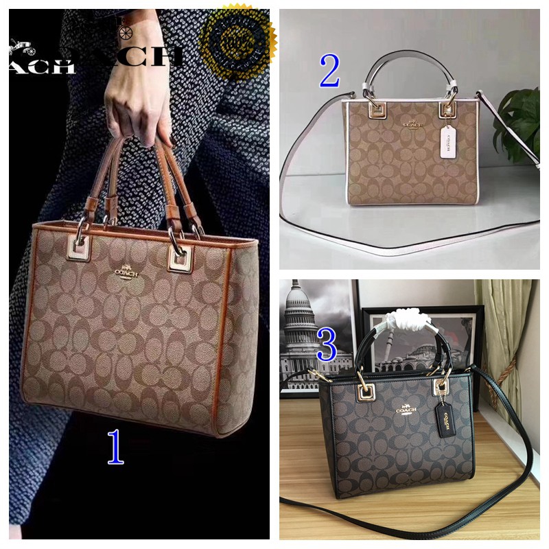 Coach handbag women messenger shoulder square bag in stock 57568