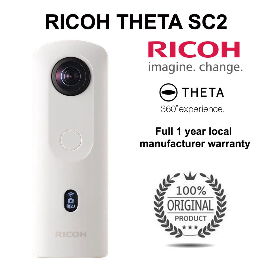 RICOH THETA SC2 WHITE - ビデオカメラ