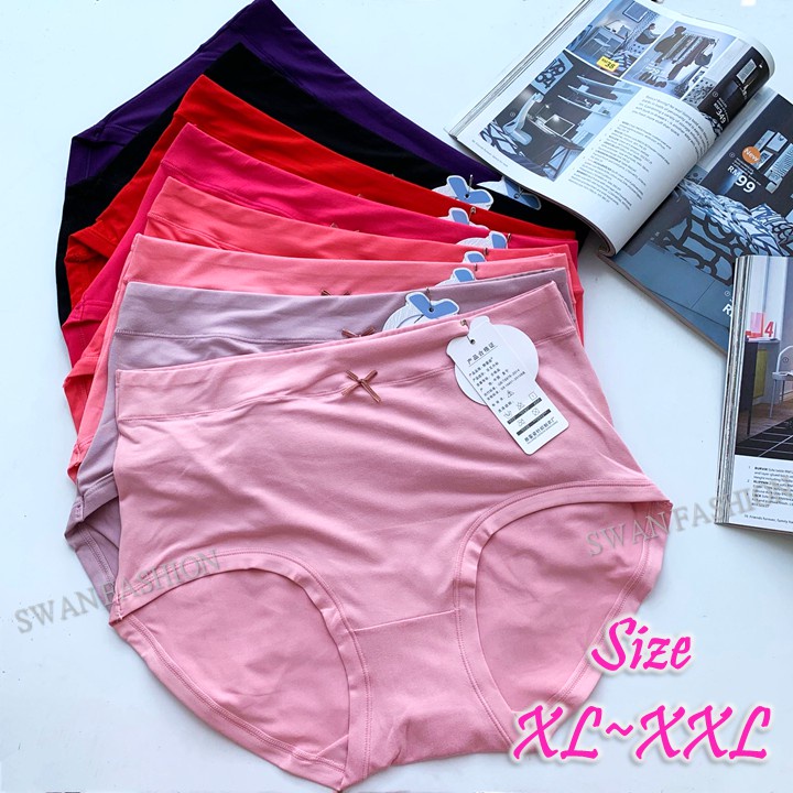 Malaysia ready stock️] S0048 XL XXL Ladies panties female women underwear  big size panty seluar dalam wanita