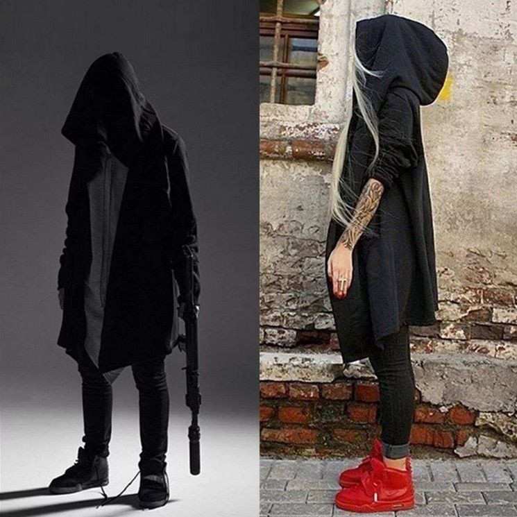 Long hot sale cloak hoodie