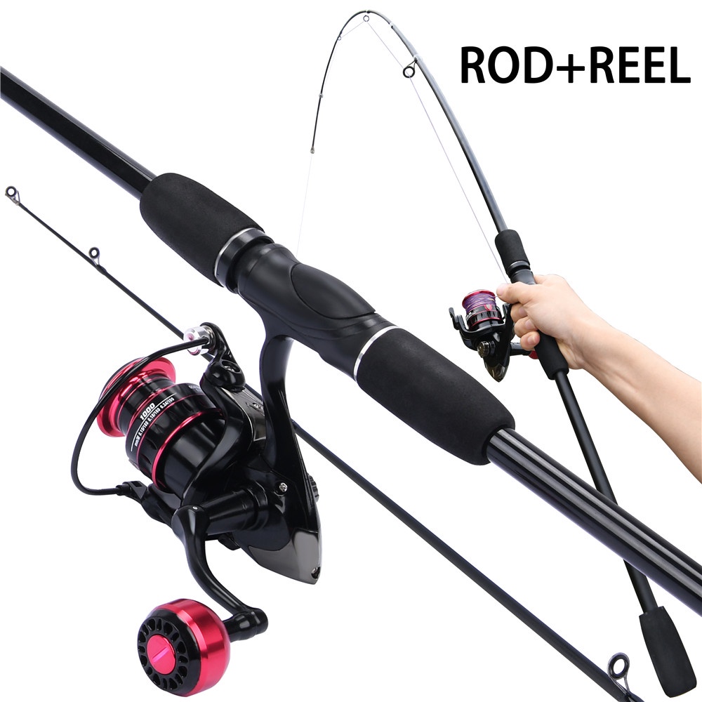 Local Malaysia)FRRTC Ultra Light Fishing Rod and Reel Set Mancing