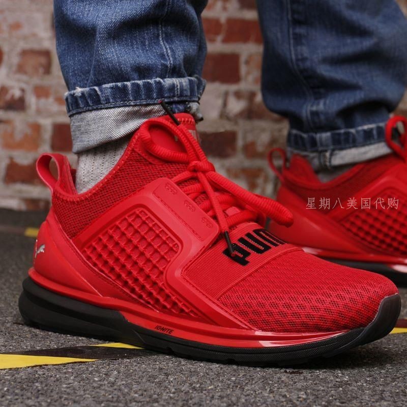 6colors 100 original Puma Ignite Limitless red black white blue