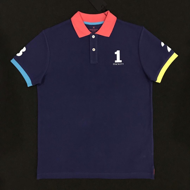 HOT ITEM NEW ARRIVAL HACKETT LONDON 1234 Multi Colored Polo