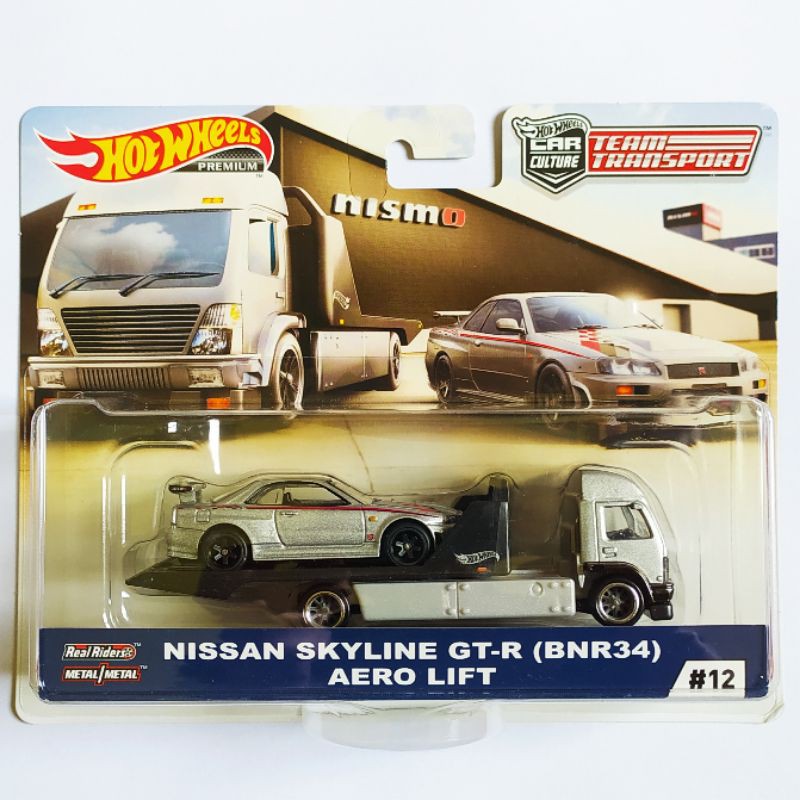 Hot wheels team store transport r34