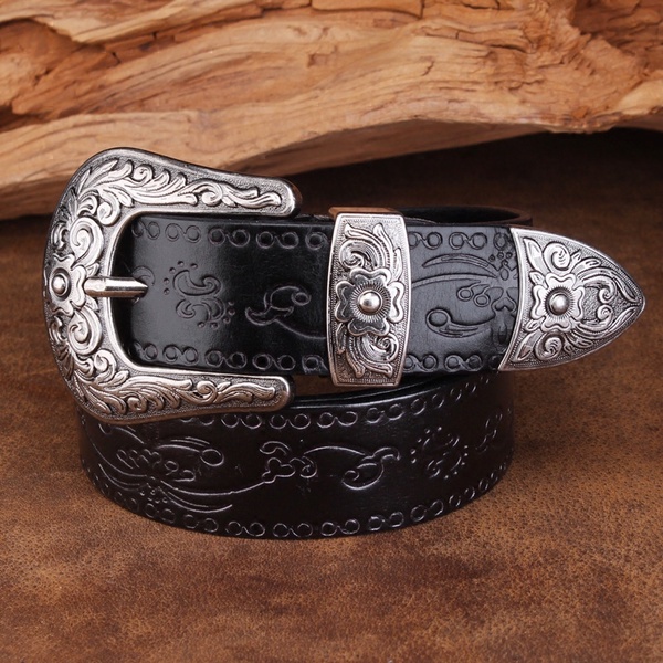 Men's new famous designer belt men's high-quality belt alloy diamond lion  buckle belt casual pants jeans crocodile belt - AliExpress