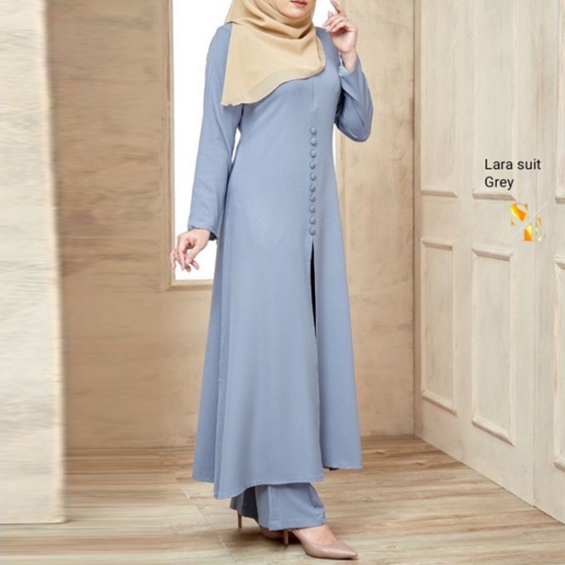 lara satin kurung, Women's Fashion, Dresses & Sets, Traditional