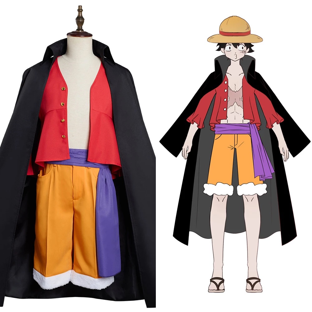 Japanese Anime Monkey D. Luffy Cosplay Costume - cosfun