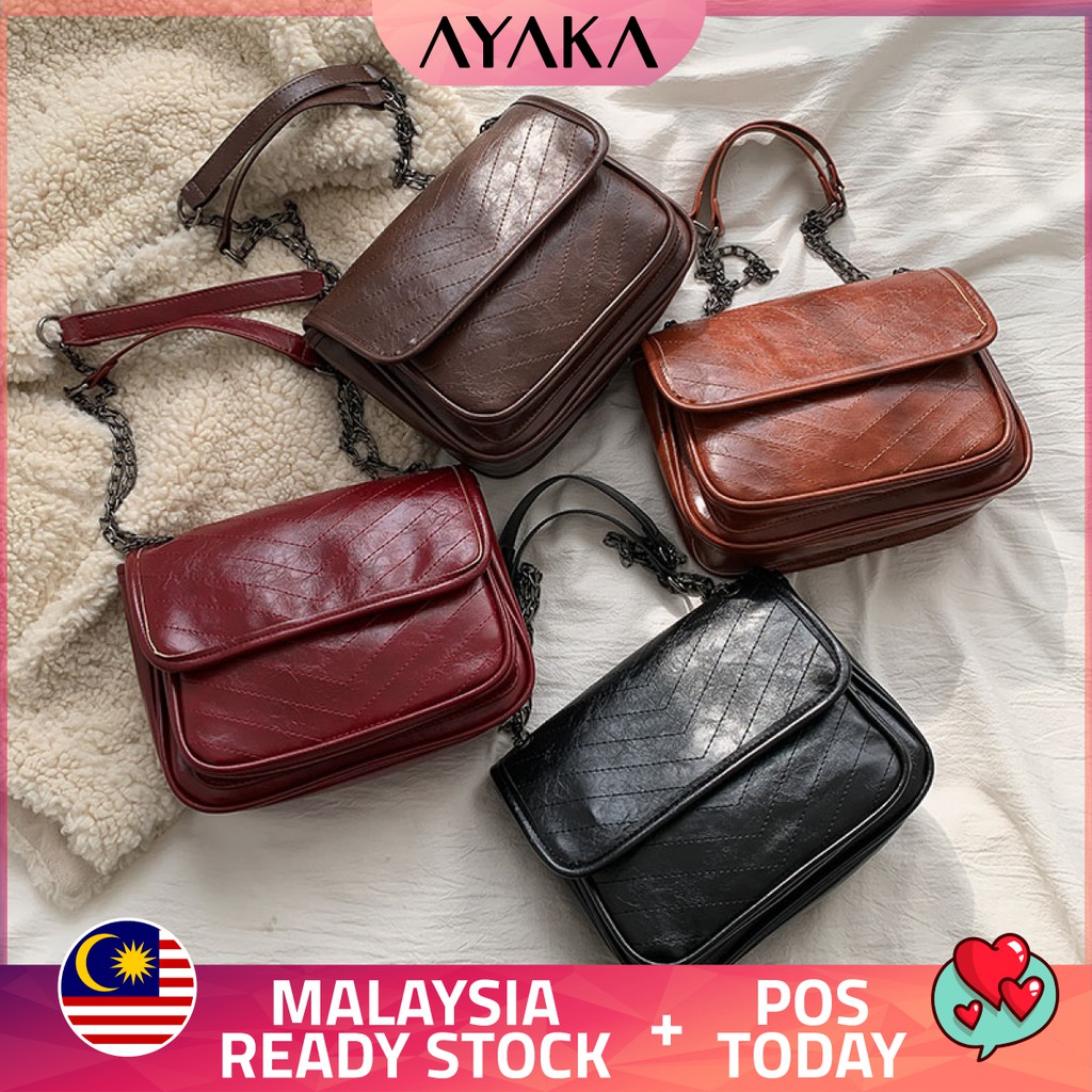 Ready stock in malaysia TOP HANDLE BAG WOMEN murah SLING CROSSBODY