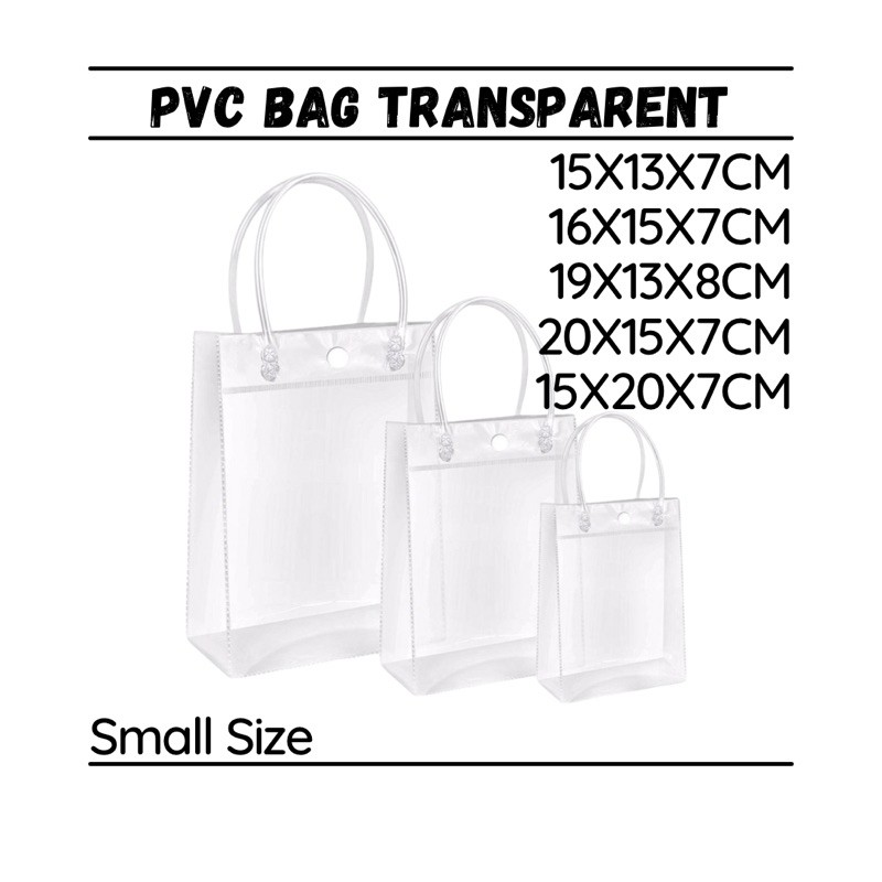 Clear deals pvc purse