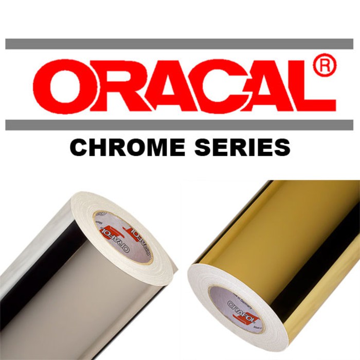 Oracal 351 Chrome Vinyl  Permanent Sticker Vinyl