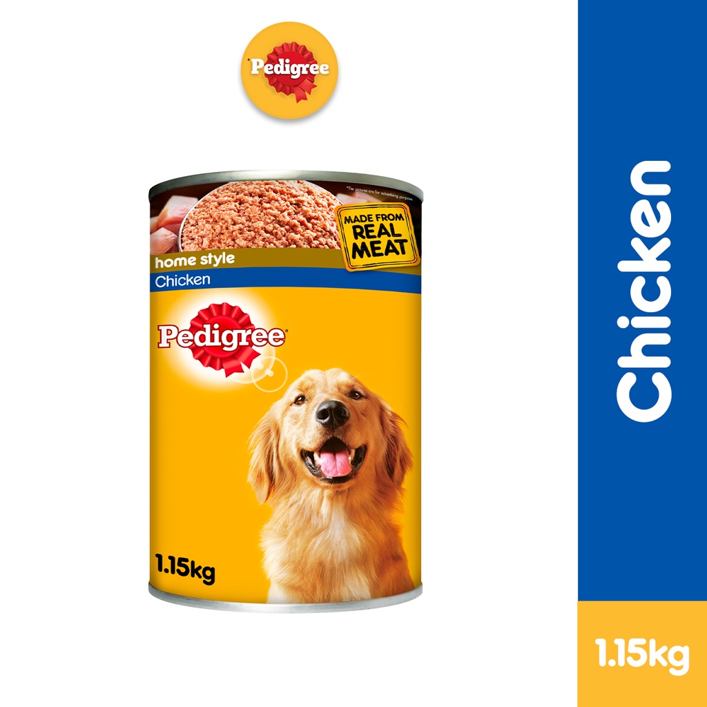 Pedigree chicken and rice canned best sale dog food