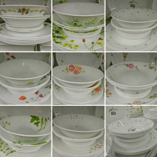 SET PINGGAN CORELLE 20pcs RM600 16pcs RM570 Shopee Malaysia