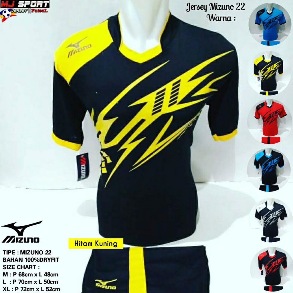 Latest MZ 22 Futsal Volly Mizuno Soccer Jersey Sport Shirt