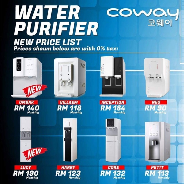 Coway water store dispenser price