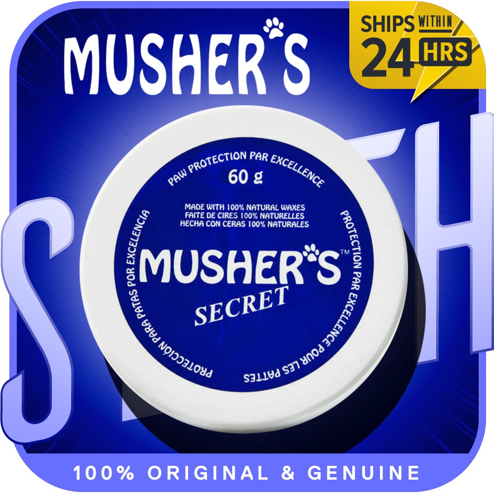 MUSHER'S SECRET Paw Protection Natural Dog Wax, 60-g jar 