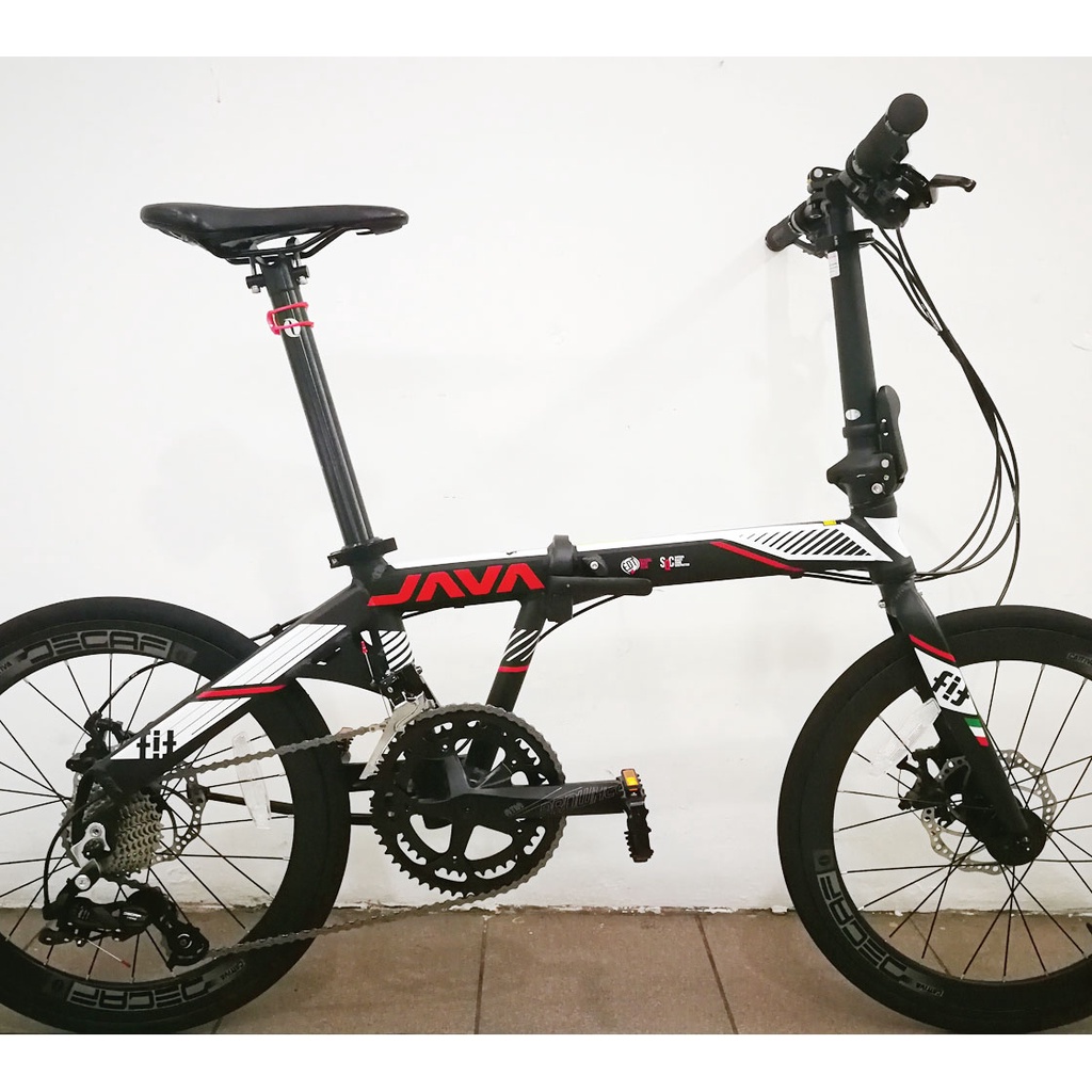 100 Fully Installed JAVA FIT 2021 2x9spd Folding Bike Designed