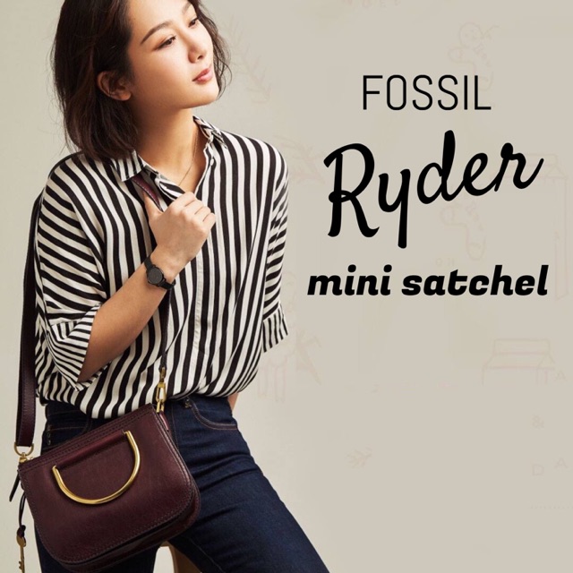 Ryder mini hot sale satchel fossil