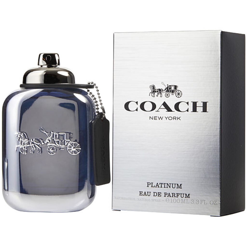 Coach Man Platinum Eau de Parfum Original Perfume Men Shopee