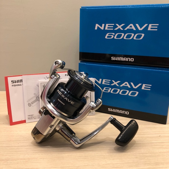 SHIMANO 18' NEXAVE FE 6000 8000 SPINNING FISHING REEL WITH 1 YEAR WARRANTY