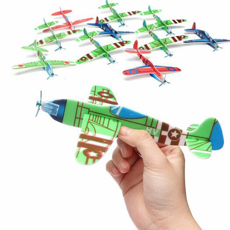 DIY Kids Toys Hand Throw Aircraft Flying Glider Toy Planes