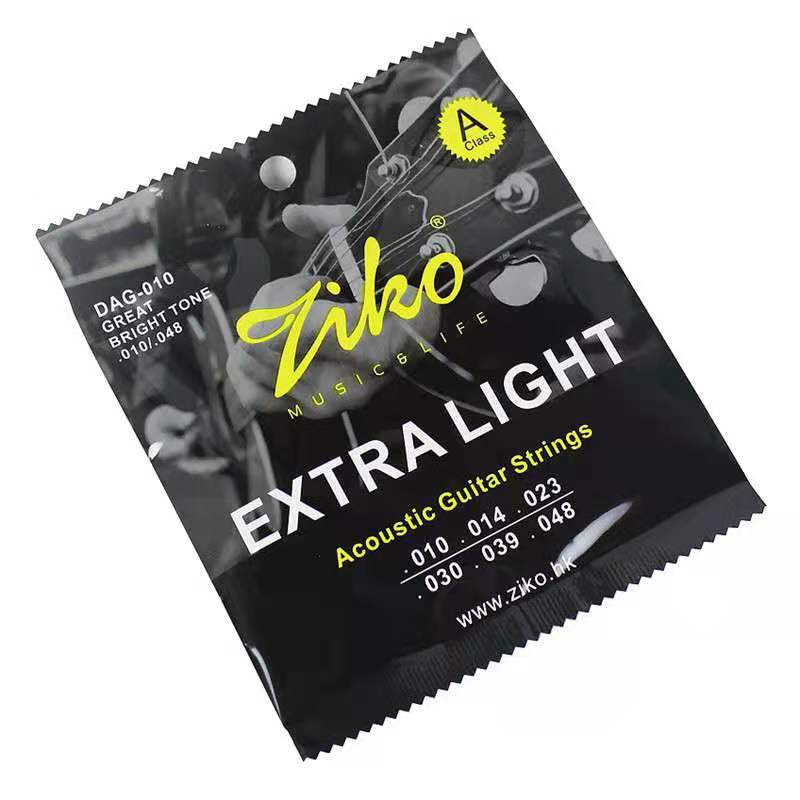 Guitar string 6 Strings Set Ziko Acoustic Guitar Strings Dag 010