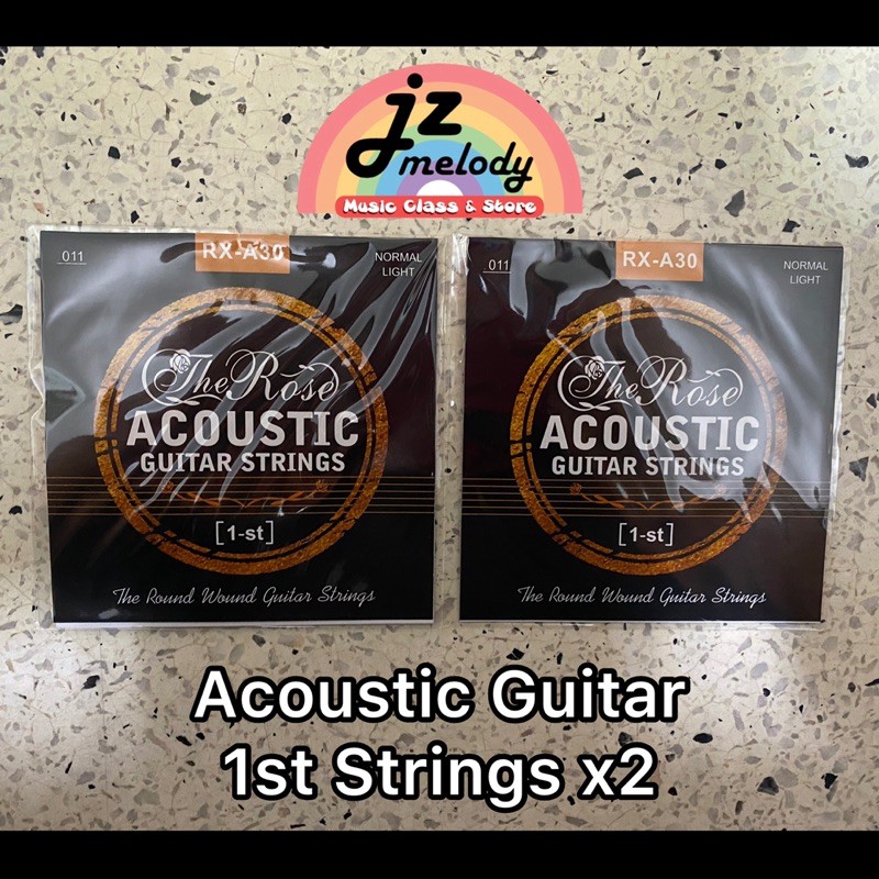 The Rose RX A30 Acoustic Guitar Strings Bulk Strings 1st 2nd
