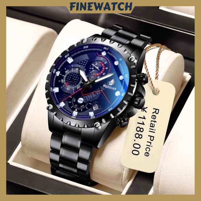 Finewatch Weiguan Quartz Watch Men Watch Original Stainless steel