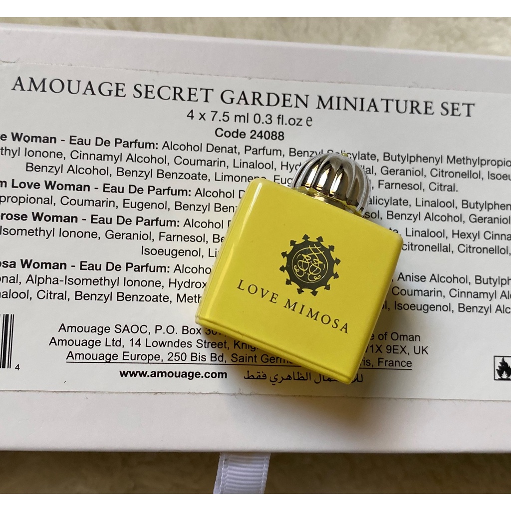 Amouage Secret Garden Love Mimosa miniature dab on edp 7ml