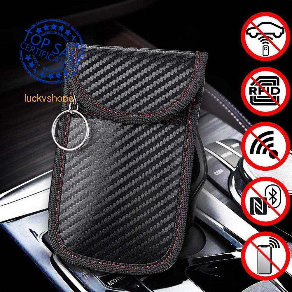 Car Key Signal Blocker Case Faraday Cage Fob Pouch RFID Blocking