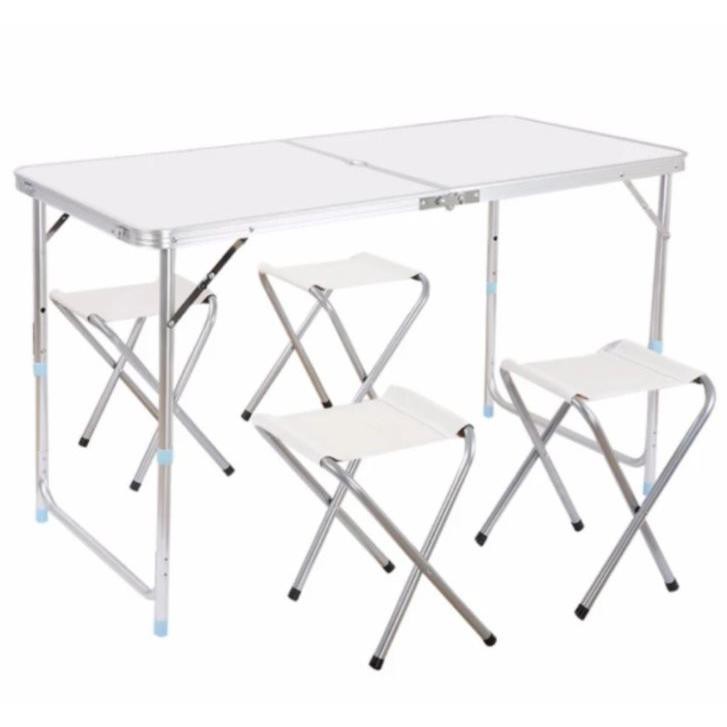 Folding table with online 4 chairs