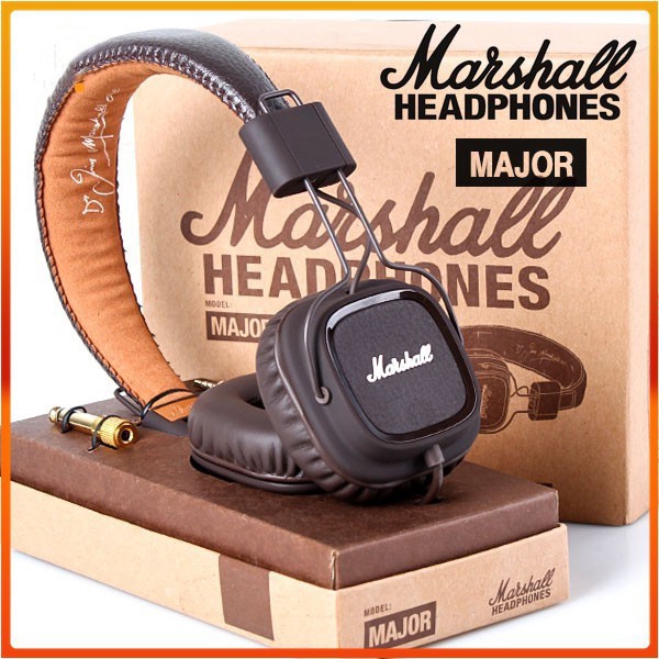 Marshall Major Leather Noise Cancelling FX 50 Headphone Earphone